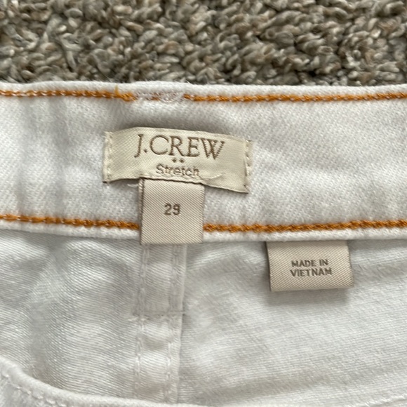 White J Crew Jean Shorts - Picture 3 of 3